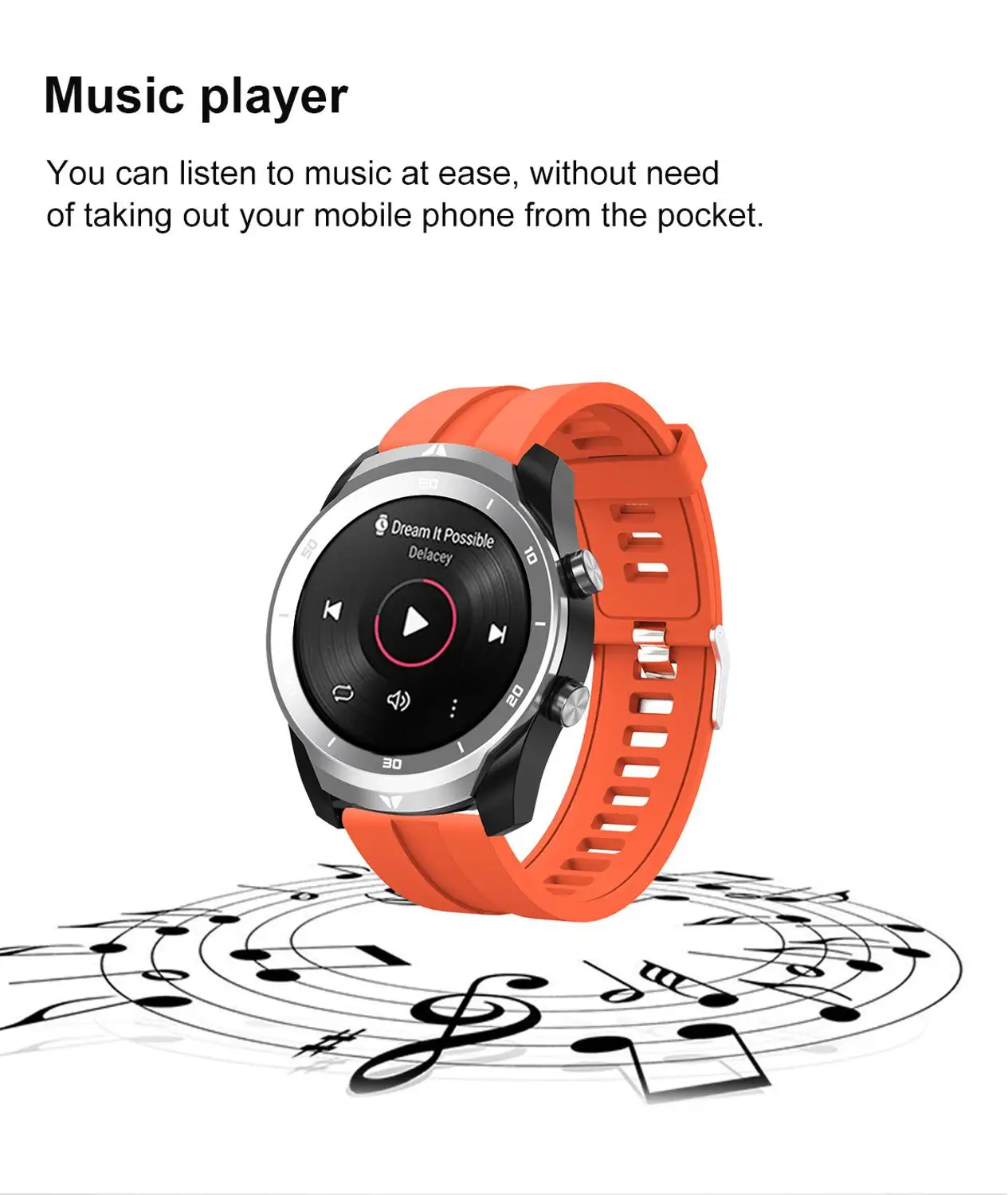 YUNZE DT79 smart watch IOS и Android мужские музыка сердечный ритм ЭКГ измерять кровяное