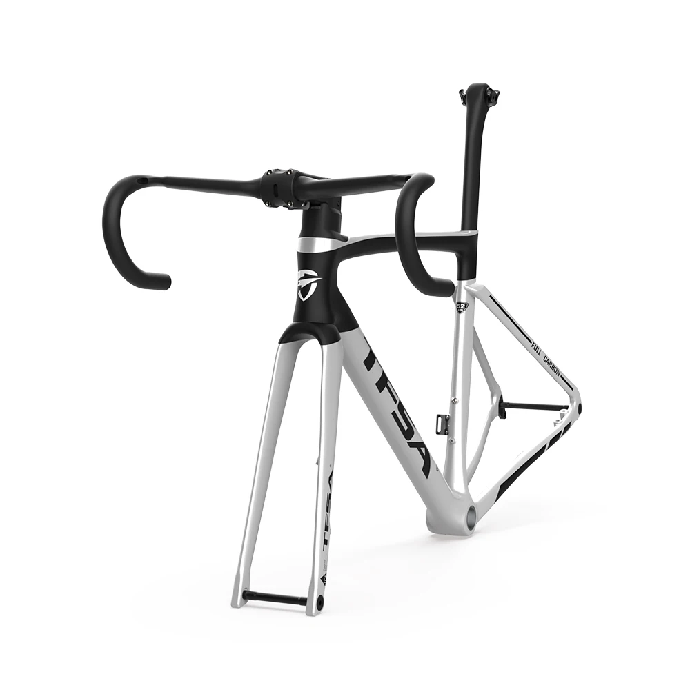 Pаспродажа Многоцветная рама T1000 UD, сделано в Китае, рама для дорожного велосипеда из углеродного волокна с подседельной стойкой + передняя вилка + зажи...