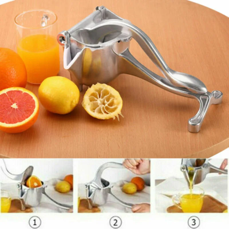 

Aluminum Alloy Manual Juicer Juice Squeezer Hand Pressure Pomegranate Orange Lemon Juice Kitchen Fruit Tool Machine Gadgets