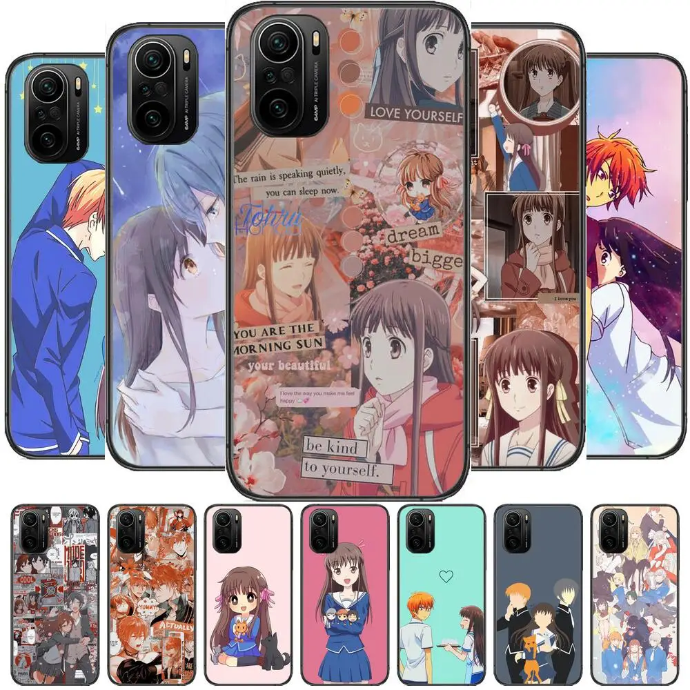 

anime Fruits Basket Phone Case For xiaomi redmi POCO F1 F2 F3 X3 Pro M3 9C 10T Lite NFC Black Cover Silicone Back Prett mi 10 ul