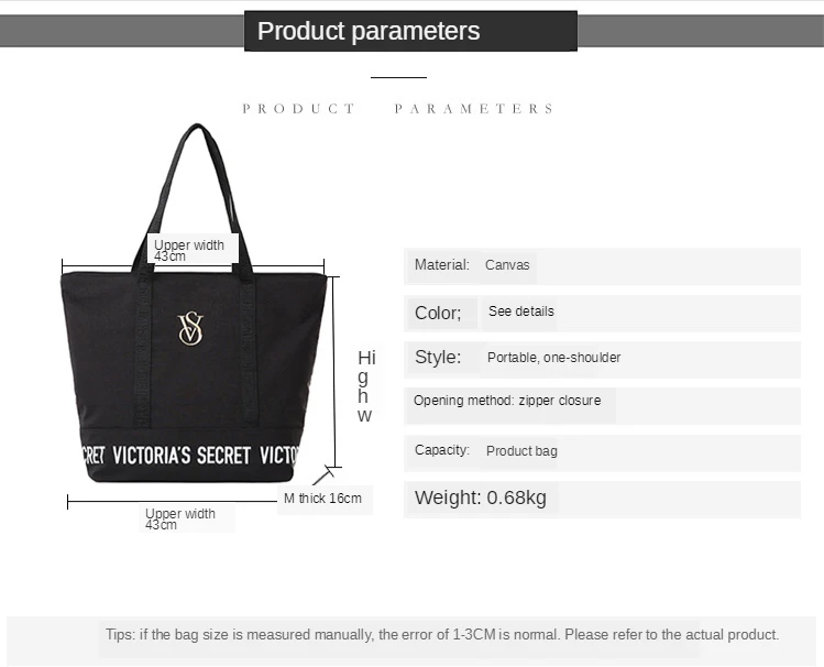 

Female Top-handle Bags Fashion Brand Shoulder Bags Handbag Yoga Package Mummy Bag Bandbags V Secret Bags Women bag