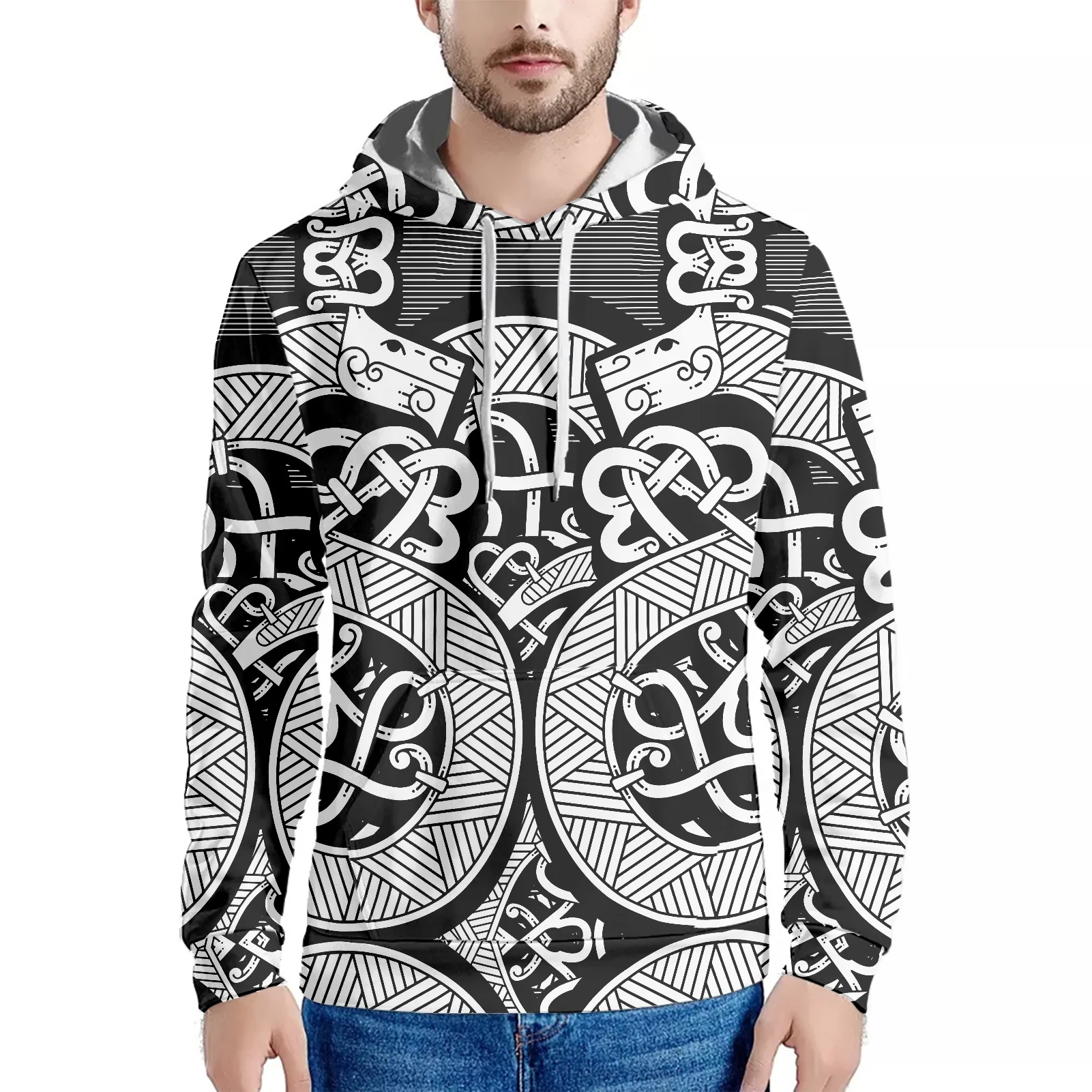 

Odin Vikings Hoodies Men Dragon Raglan Art Vintage Tattoo Prints Hooded Autumn Gone to Valhalla Sweatshirt Viking Streetwear