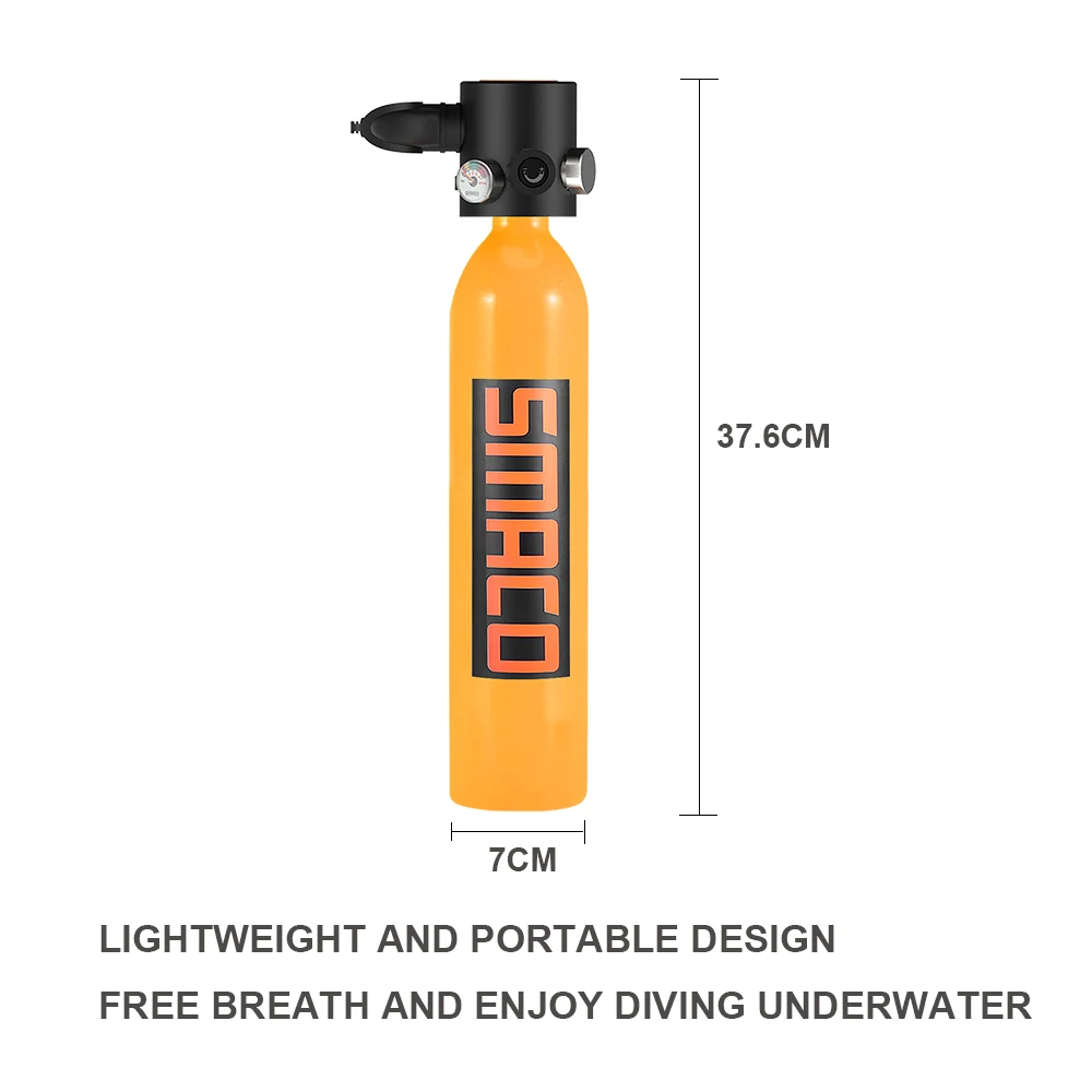 Smaco резервуар для подводного плавания оборудование мини цилиндр погружения