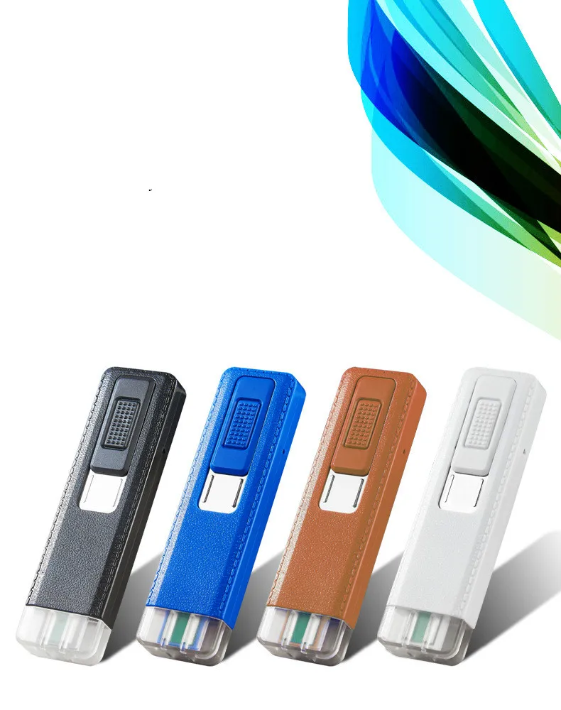 Креативные перезаряжаемые мини портативные электрические зажигалки USB