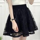 Юбка-пафф женская летняя, с высокой талией, сетчатая, мини-юбка для девушек