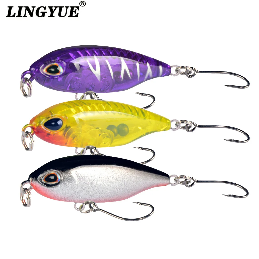 

New 1pcs 4.5cm 3g Mini Pencil Hard Bait Leurre Fishing Lure Crankbait Wobbler Tackle Isca Lip Less Sinking All Water Pike Lures