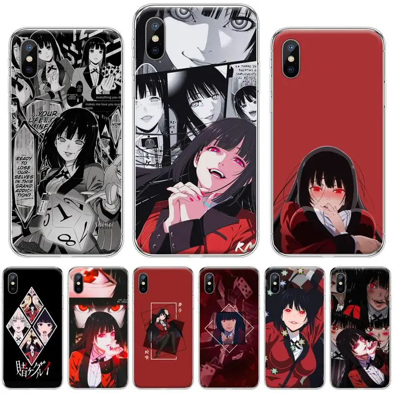 

Crazy Excitement Manga Kakegurui Customer Phone Case For iphone 12 11 13 7 8 6 s plus x xs xr pro max mini