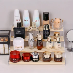 Акриловый Органайзер для ногтей, 2-3-4-5 слойная подставка для маникюра, косметики, помады, духов, косметический Органайзер