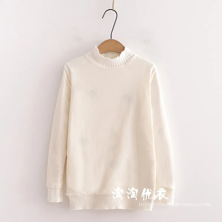 

Autumn Winter Knitted Pullover Sweater 2020 Printing Love Ladies Tops Regular Casual Fashion All-match Round Neck Pullover