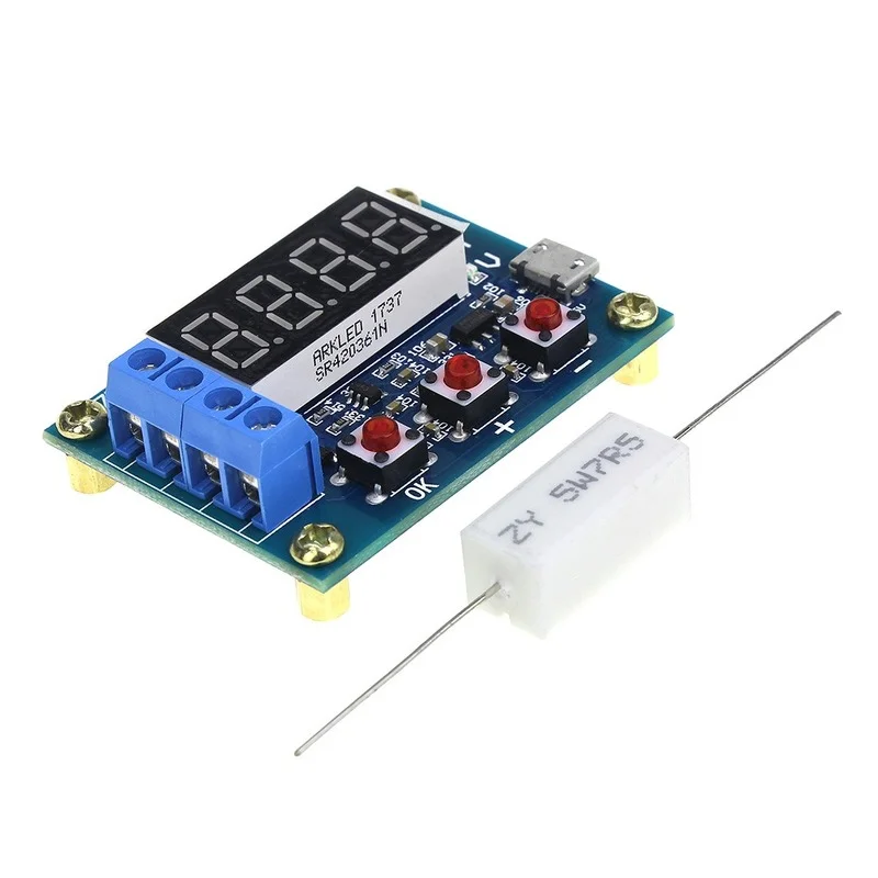 

ZB2L3 Battery Tester LED Digital Display 18650 Lithium Battery Power Supply Test Resistance Lead-acid Capacity Discharge Meter