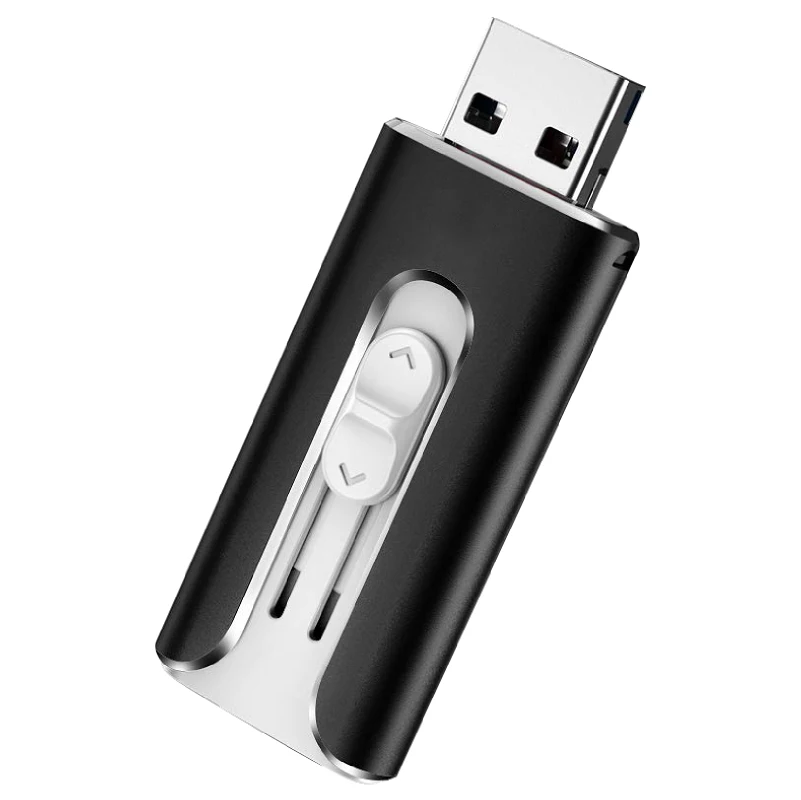 OTG USB флешка 64 Гб USB 3,0 для iPhone/iPad/IOS/Android/PC 128 ГБ 256 ГБ 32 ГБ 16 ГБ 8 ГБ металлический Флешка флеш-накопитель USB 3,0