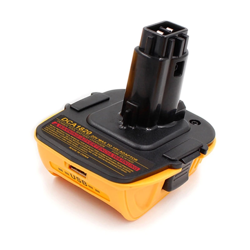 

Адаптер для компактных батарей Dca1820 18 в, преобразует литиевую батарею 20 в батарею 18 в Dc9096 De9098 De9096