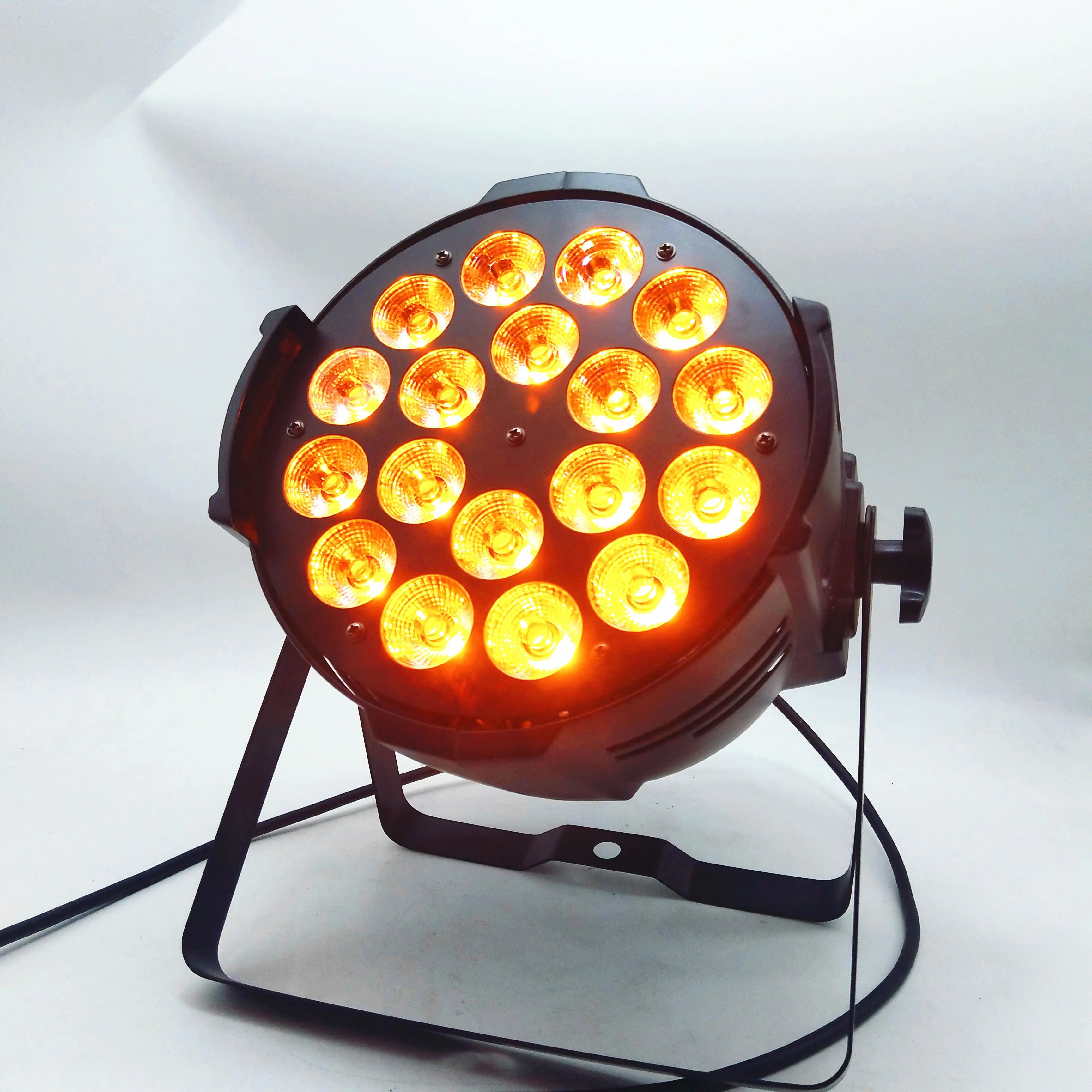 8pcs 18x18w RGBWA+UV LED Par Light Cast Aluminum 6 Color Full DMX Control 6in1 Professional Disco Nightclub DJ Stage | Освещение