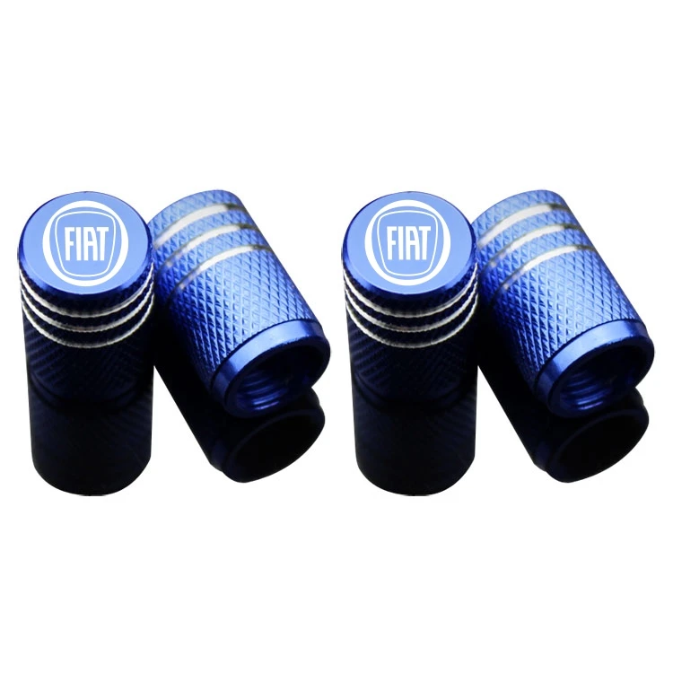 

4pcs Fashion Car Styling wheel tire parts valve stem plugs cover For Fiats 500 500x ducato tipo panda bravo doblo stilo freemont