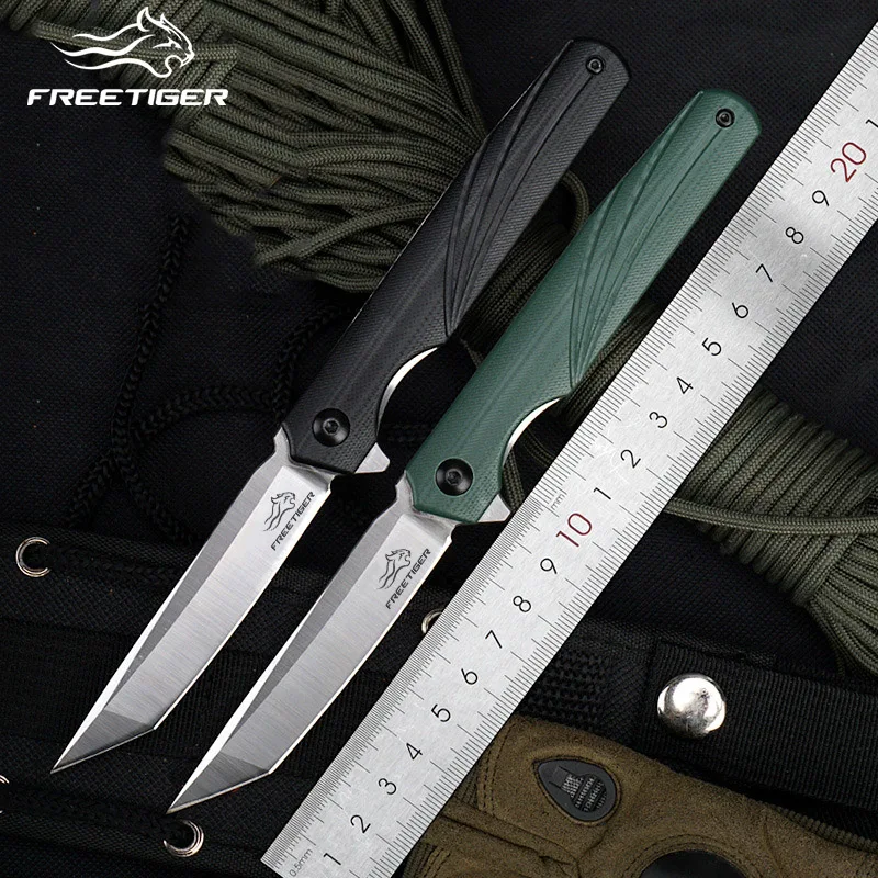 Складной нож FREETIGER FT906 G10 карманный тактический Клинок с лезвием D2 подшипником для