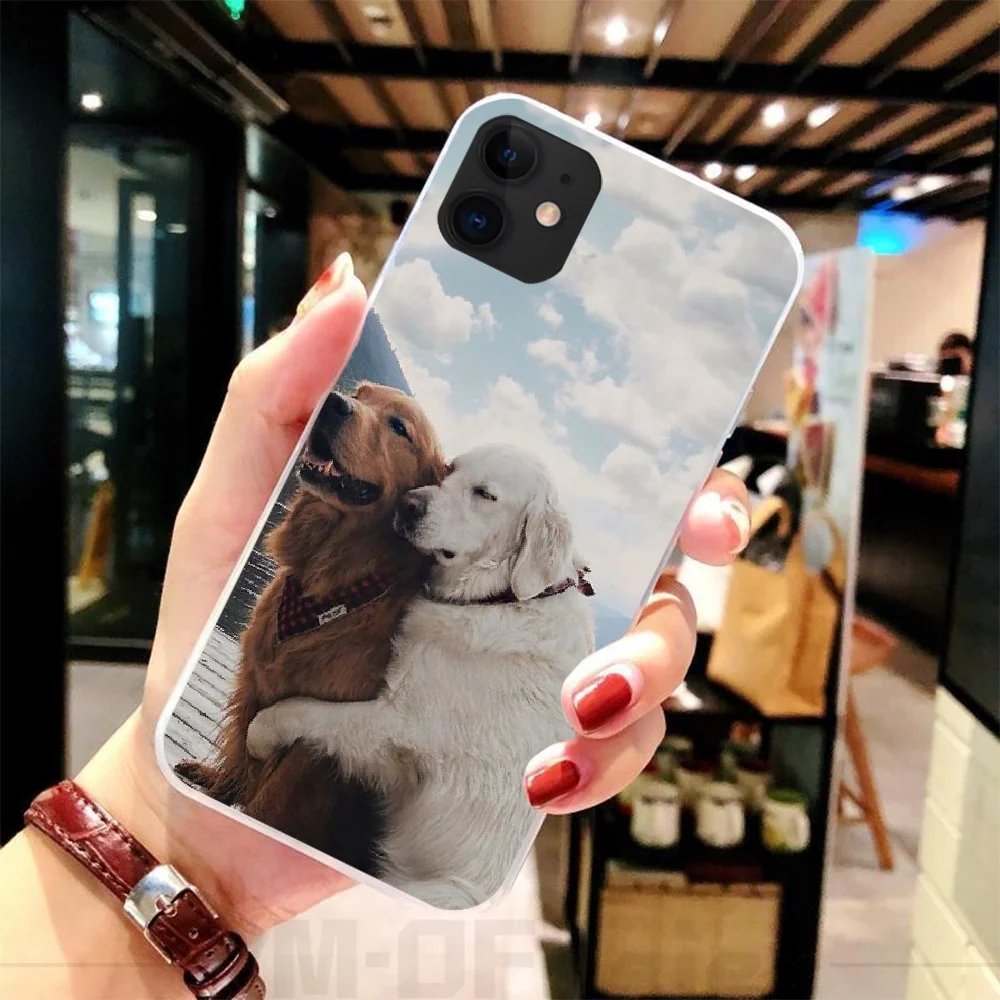 ByLoving Love dog Роскошный Уникальный Дизайн чехол для телефона iPhone 5C 5 5S SE 7 8 plus X XS XR MAX 11 - Фото №1