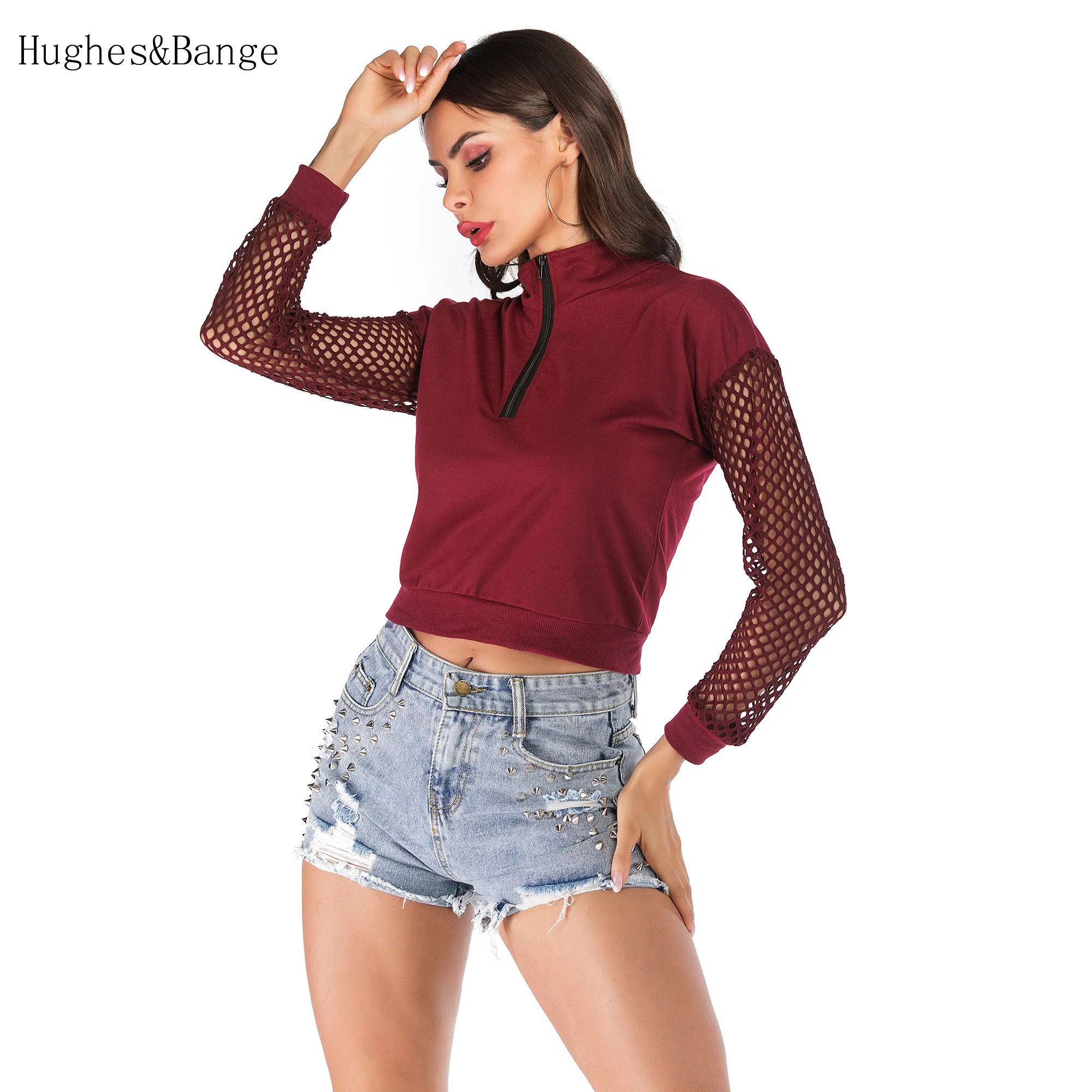 Красная Женская толстовка с длинным рукавом модная женская Свободная удобная