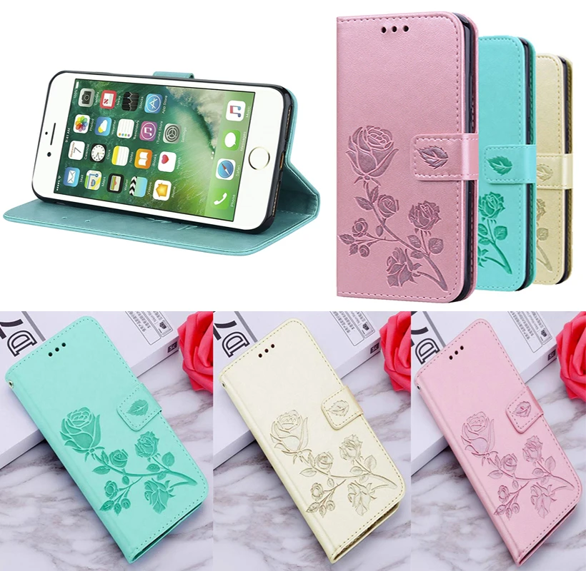 Чехол для Alcatel 1 5033D защитный Стильный чехол подставка из искусственной кожи с