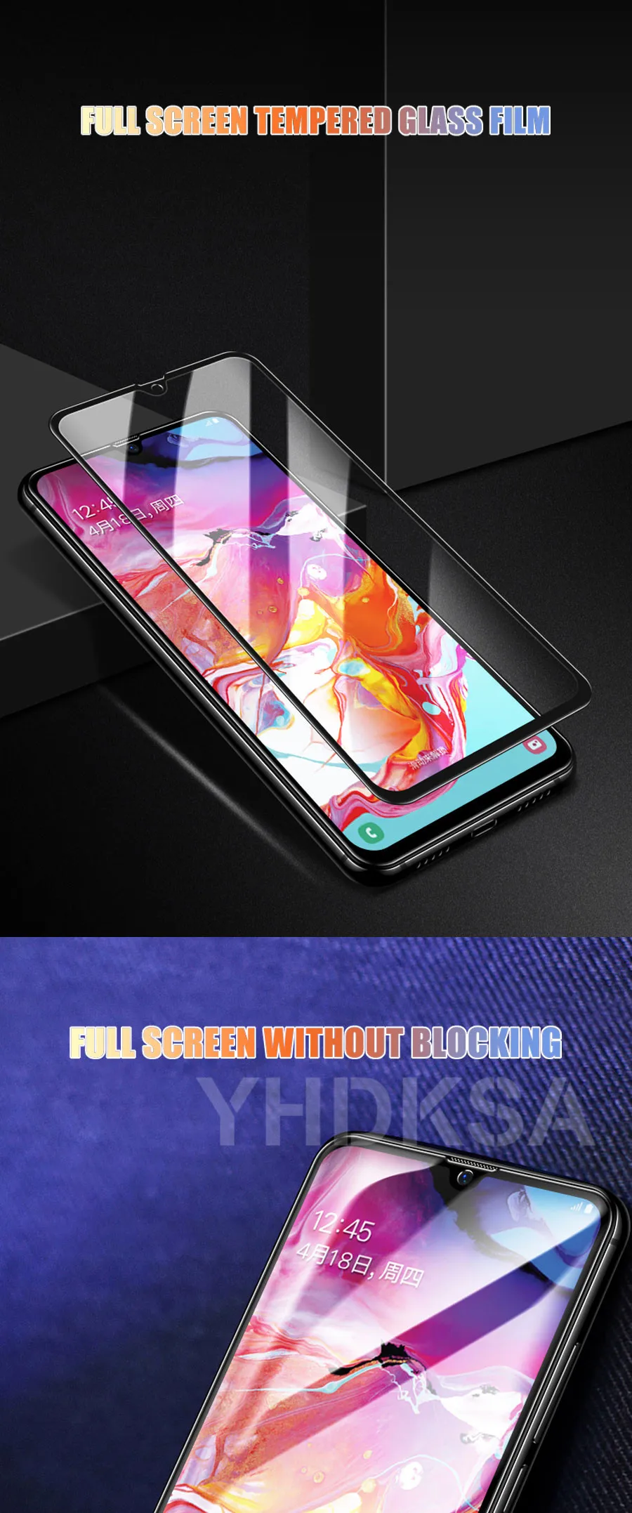9D изогнутое закаленное Высокопрочное Стекло на samsung Galaxy A30 A50 A10 Экран протектор для A20 A20E A40 A40S A60 A70 A80 A90 M10 M20 M30
