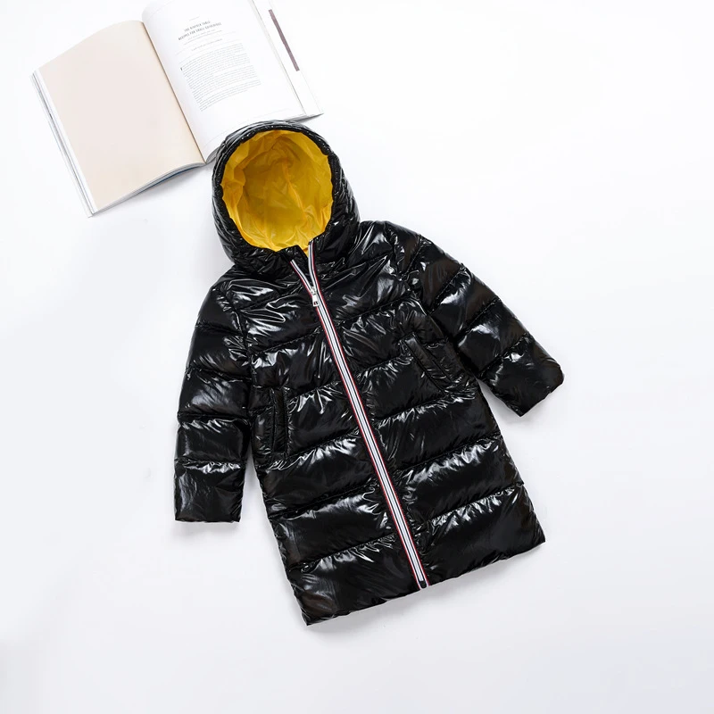 Детская куртка для маленьких мальчиков и девочек длинное пальто с капюшоном