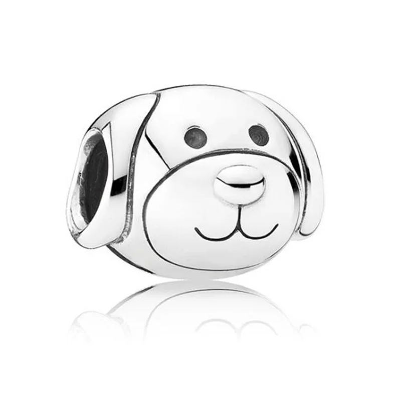 C-021 Серебро 925 Новое платье Мики Единорог Подвески бусины подвеска Подходит Pandora Браслеты и ожерелья для женщин DIY любителей ювелирных изделий - Цвет: C-021