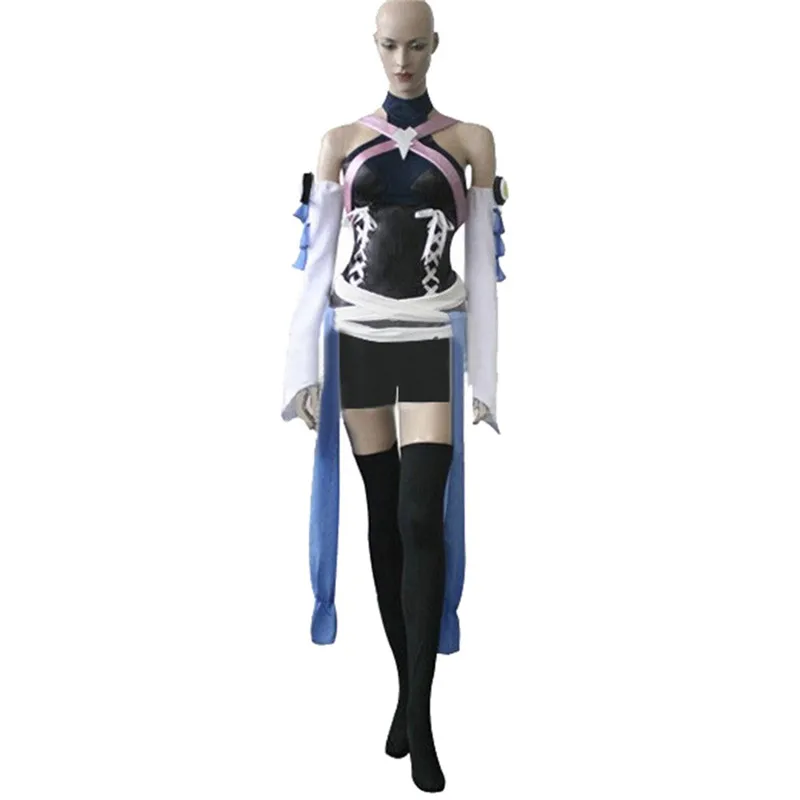 CGCOS Косплей Костюм Kingdom Hearts Birth By Sleep Aqua платье Новое Хэллоуин Рождественская Вечеринка Униформа