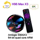 ТВ-приставка H96 MAX X3 на Android 9,0, 4 ГБ DDR3 32-128 ГБ, S905X3 H.265, 8K, смарт-ТВ-приставка Google Store, Netflix, Youtube