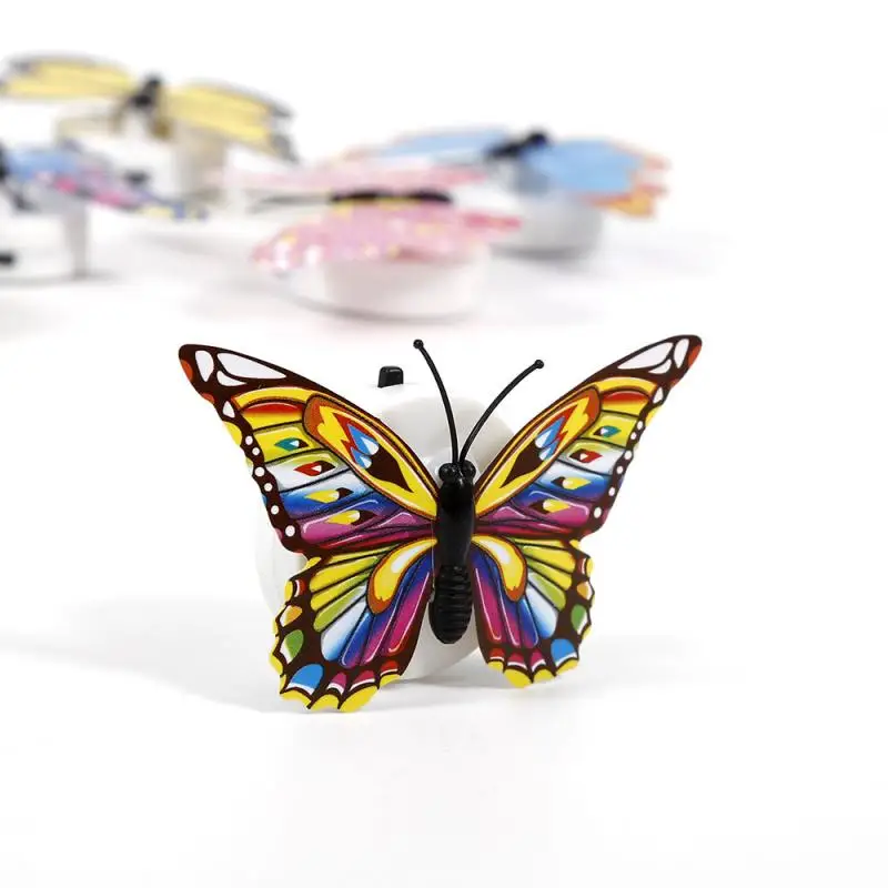 

Colorful Luminous Butterfly LED Night Light Wedding Decorative Lamp Stickers Children Small Gifts TOYS Game Wall Night Lights