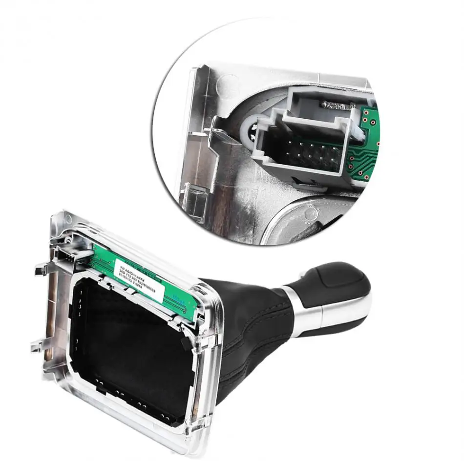 Кожаная автоматическая ручка переключения передач Пыленепроницаемый Чехол