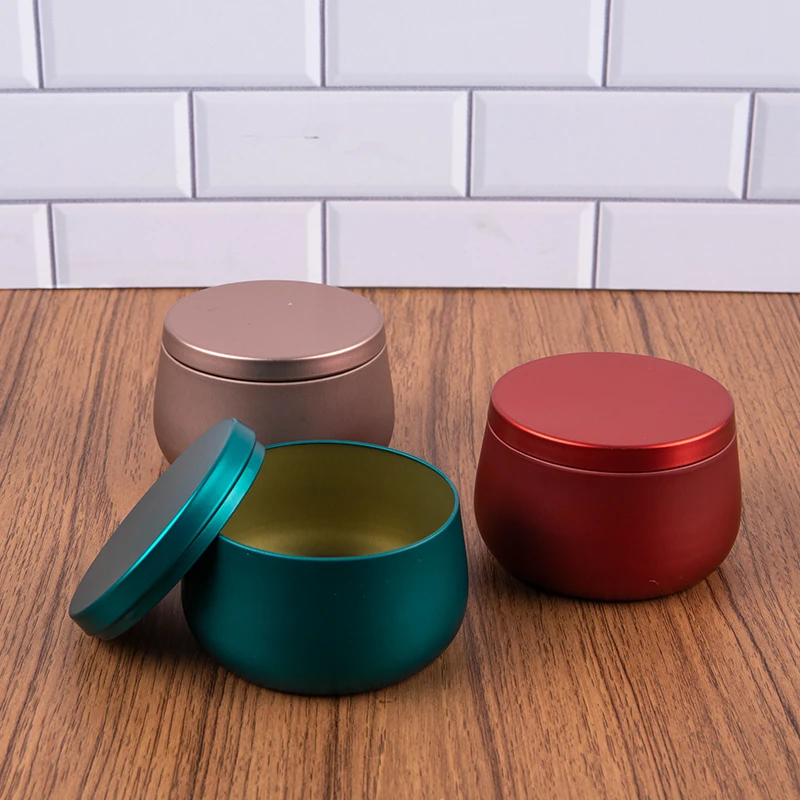 

8oz Candle Metal Jar Candle Container Box For DIY Candle Making Supplies Candy Jewelry Food Organizer Multipurpose High Quality