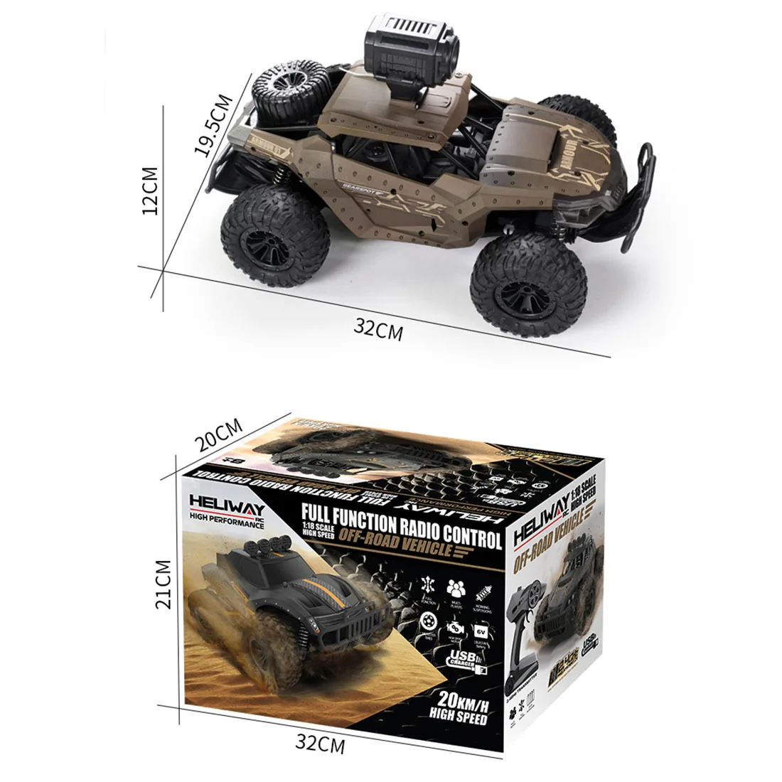 Rowsfire 1:16 2,4G 25 км/ч высокоскоростной Радиоуправляемый внедорожник Дрифт автомобиль монстр грузовик RC альпинистский автомобиль с wifi 720P HD камерой