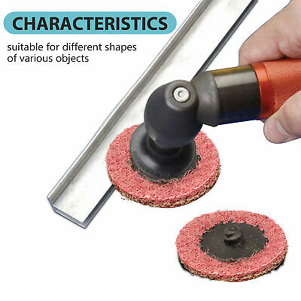 

50mm Sanding Discs 50pcs Spiral Sand Dish Aluminum Oxide Grinding Polishing Set