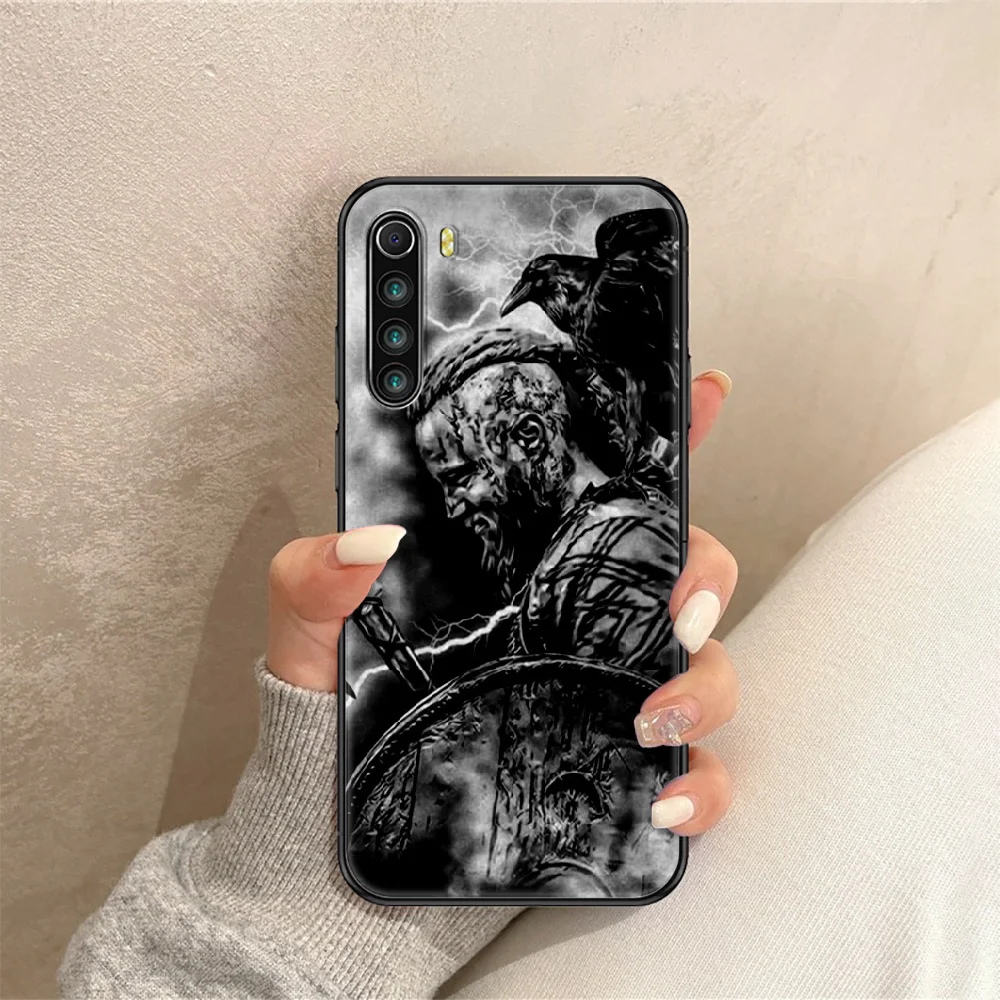 Чехол для телефона Vikings TV Xiaomi Redmi Note 7 8 9 10 7A 8T 9A 9T 9S 10S Pro черный трендовый