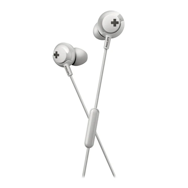 Philips SHE4305 3,5 мм наушники-вкладыши с шумоподавлением стерео бас гарнитура для Xiaomi официальный тест - Цвет: White