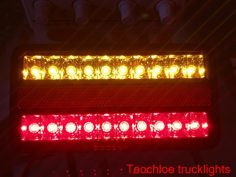 2 шт. цвета красный желтый 20 светодиодный Светодиодный фонарь светильник s 12v