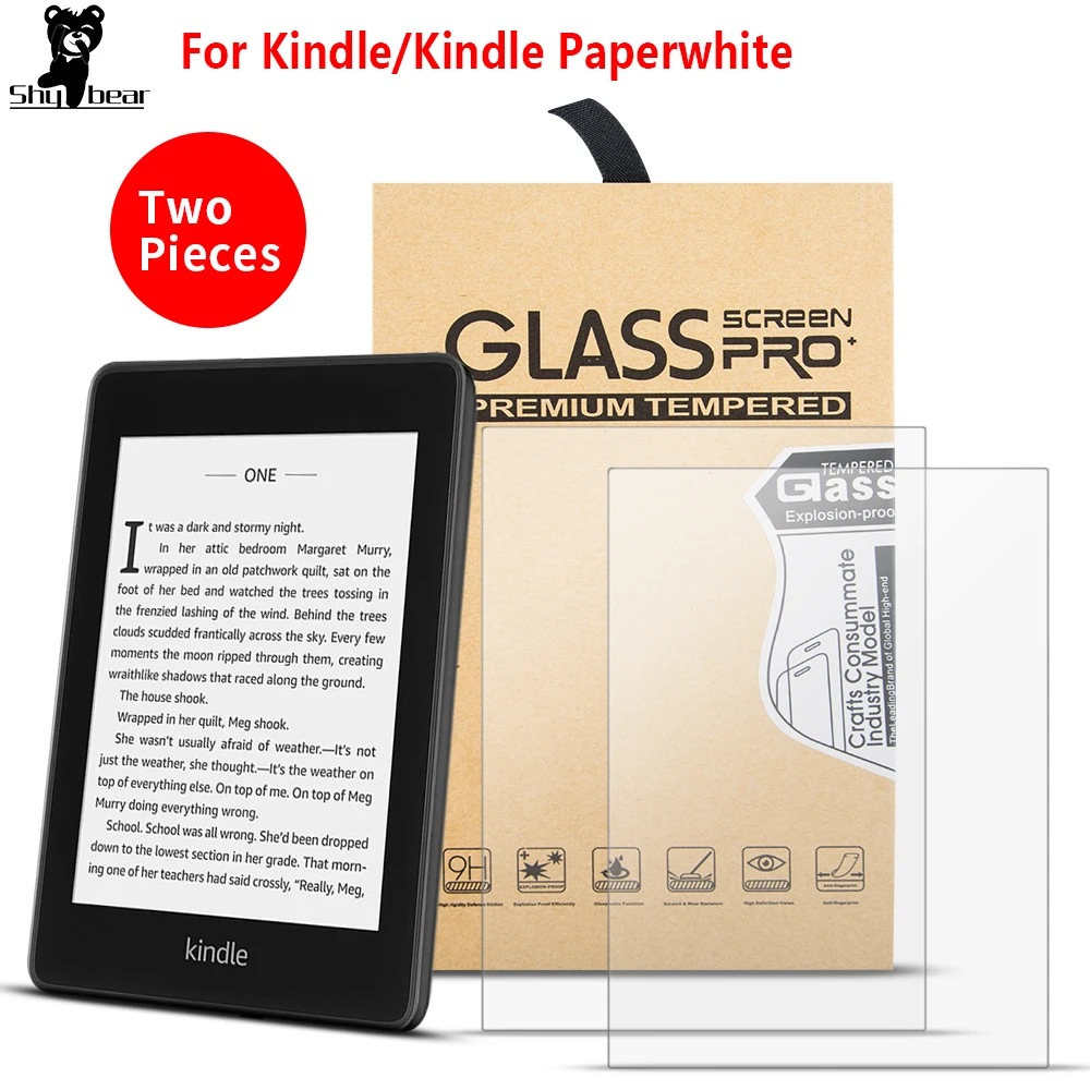 Закаленное стекло для Kindle Paperwhite 2 шт./лот защитная пленка экрана 3/4 8-го поколения