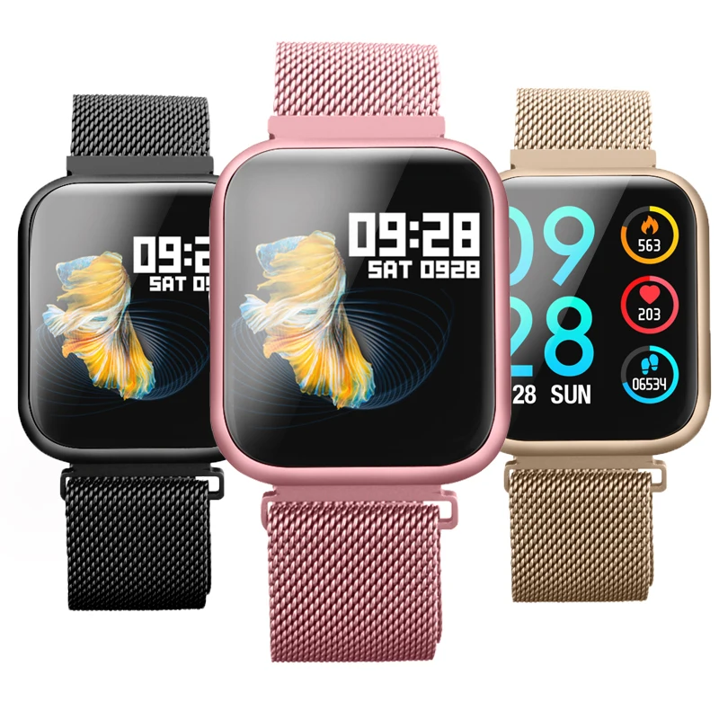 

Wearpai P80 Smart Watch Heart Rate Monitor Bluetooth Smart Wristband Call Reminder Pedometer Fitness Tracker Sport for Phone