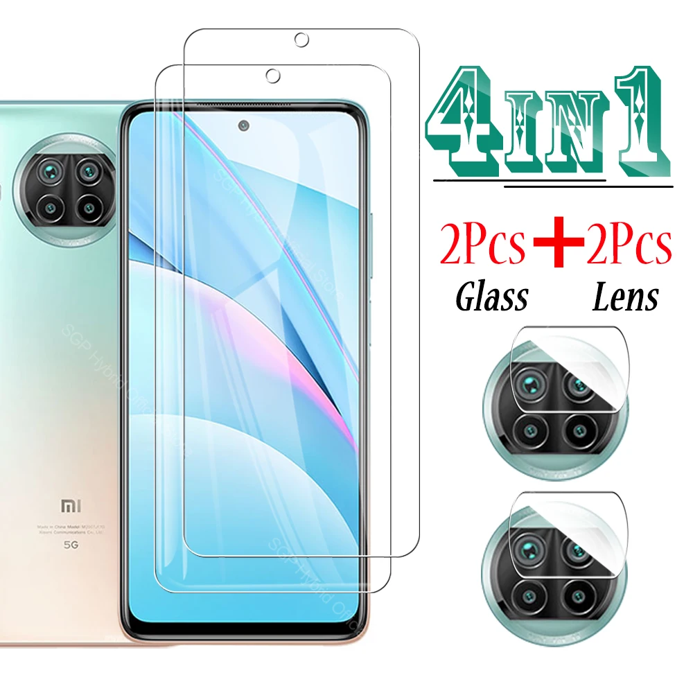 

4-in-1 10tlite Screen Tempered Glass Protector On The For Xiaomi Mi 10T Lite 5G Mi10 10 T Mi10t Lite Camera Lens Protective Film