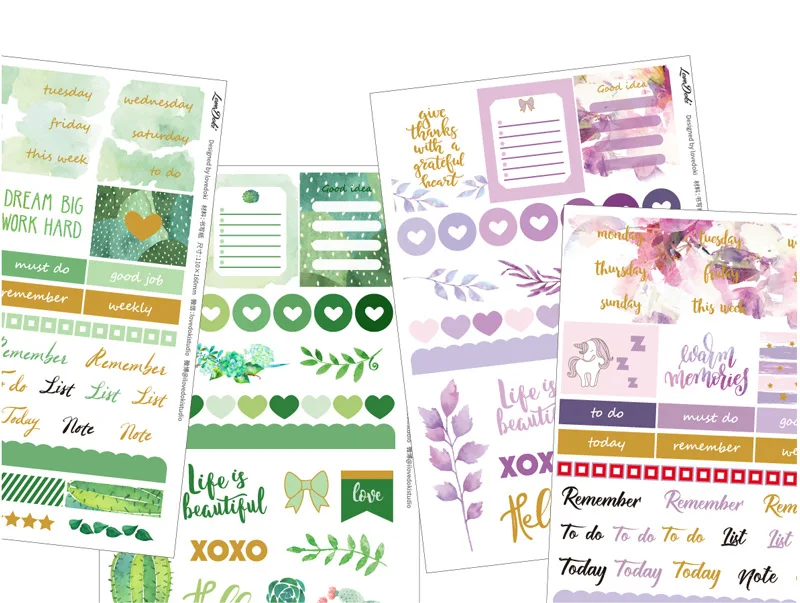 Номер наклейки 16 шт. Ephemera самоклеящаяся Happy planner крафт-стикеры Скрапбукинг потрите на пуля журнал стикеров