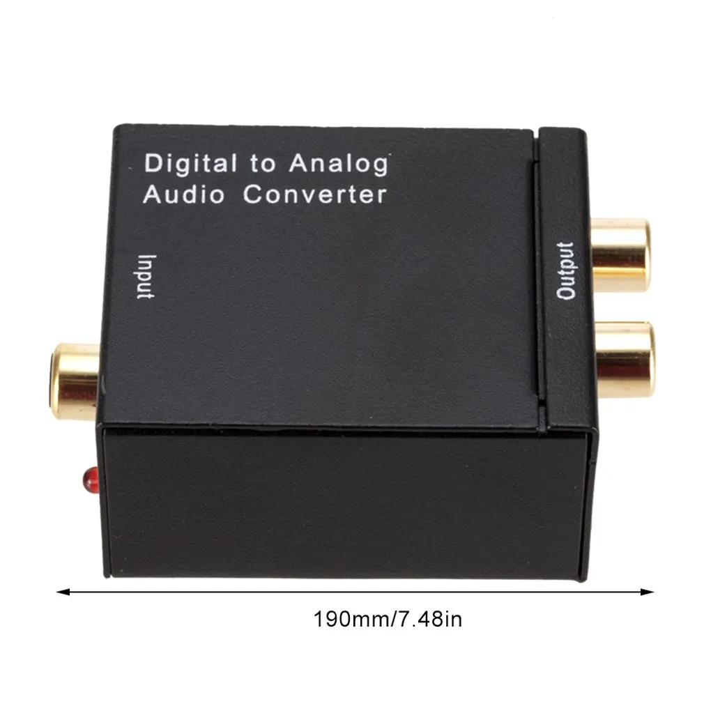 

Digital Fiber Coaxial To Channel Decoder Amplifier Audio Coaxial/Digital Fiber To Analog Audio Converter Decoder