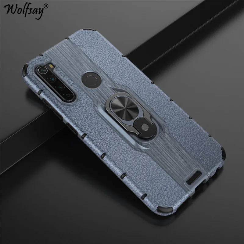 Для Xiaomi Redmi Note 8 чехол противоударный Броня PC + ТПУ жесткий защитный для телефона |