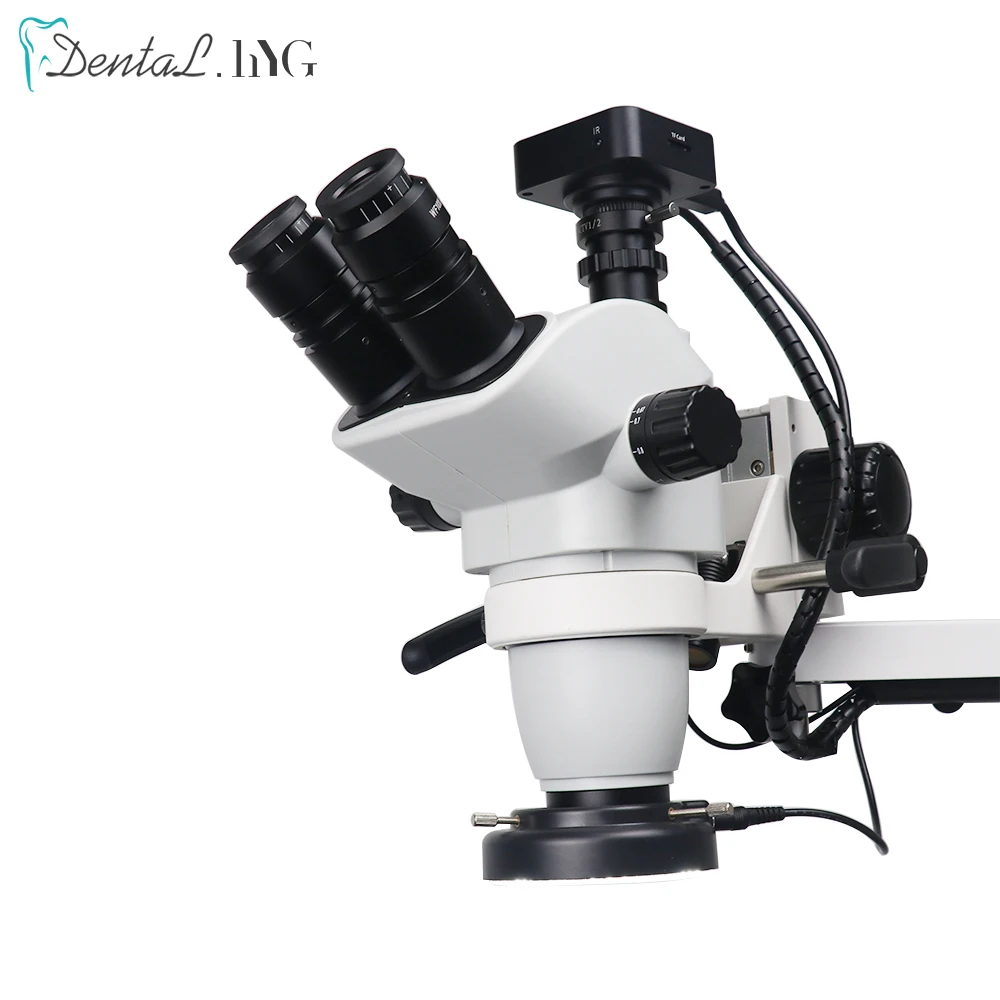 Стоматологическое оборудование микроскоп с камерой непрерывный зажим Z oom на