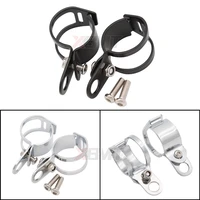 motorcycle universal turn signal lamp headlight mount bracket clamp holder for 30mm 45mm front fork