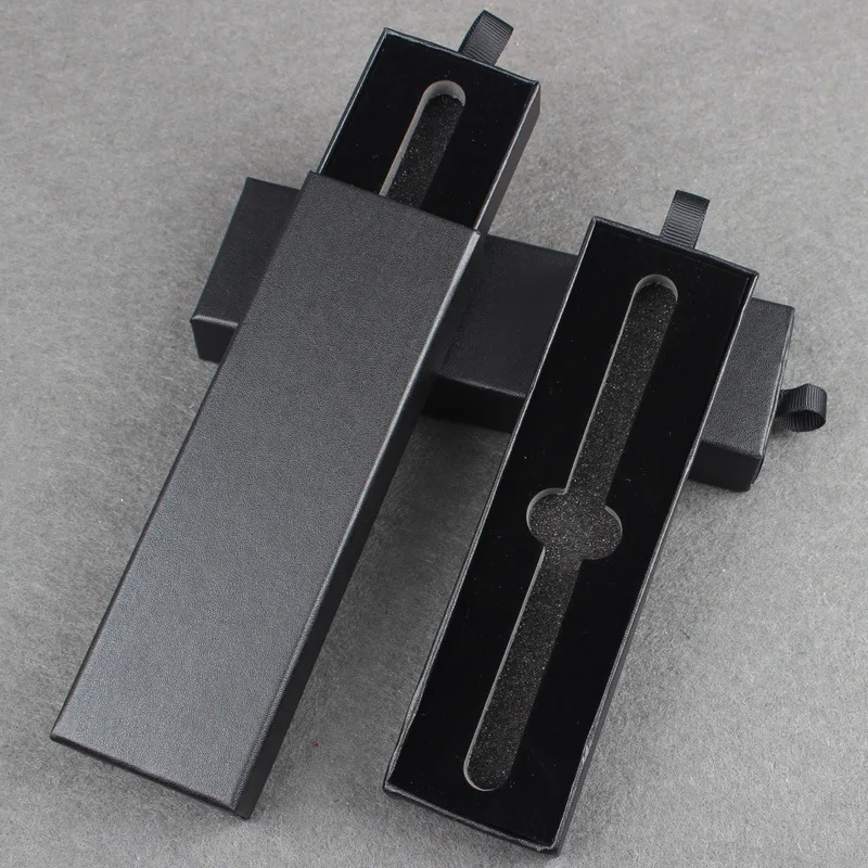 Твердая картонная коробка для ручек черный чехол школьные принадлежности