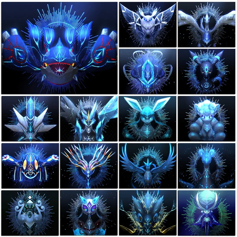 

5D Diamond Painting Pokemon Full Square/Round Diamond Embroidery Monster Cartoon DIY Picture Mosaic Cross Stitch Kits Decor Gift