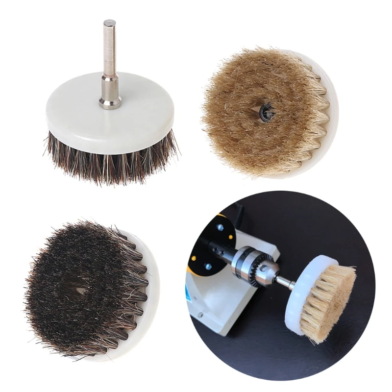 

2021 New 60mm Drill Powered Scrub Heavy Duty Cleaning Brush With Stiff Bristles Tools