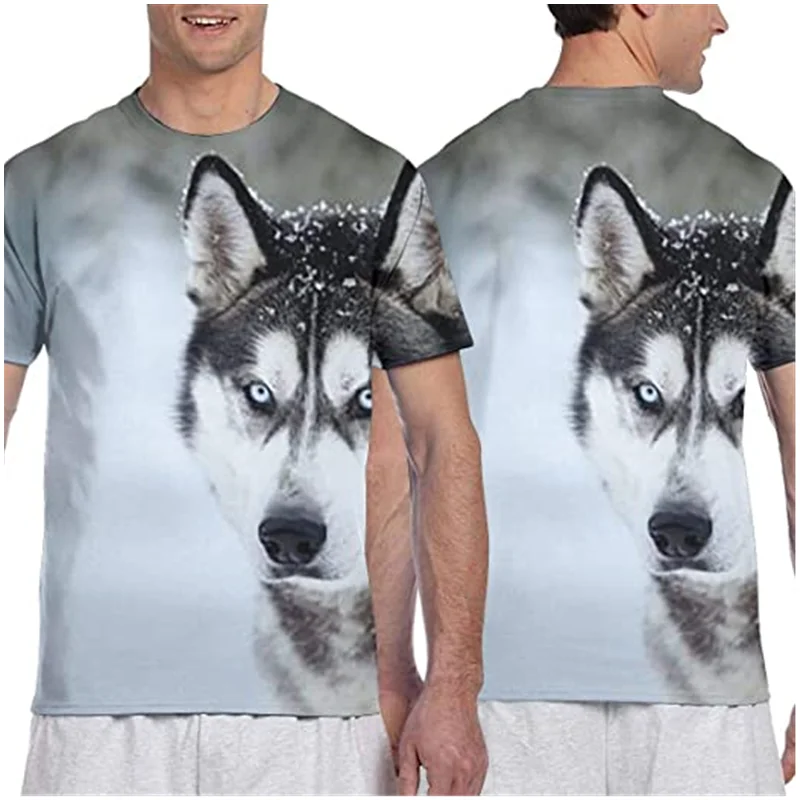 

Mens Unique 3D Double-Sided Stylish T Shirt retro t shirt harajuku