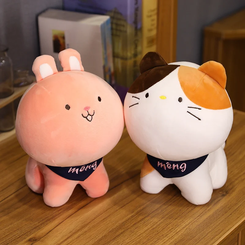 

Cute Plush Animals Toy Dolls For Baby Stuffed Round Dinosaur Dog Toys Doll For Children Soft Kids Toy Christmas Gifts Kawaii