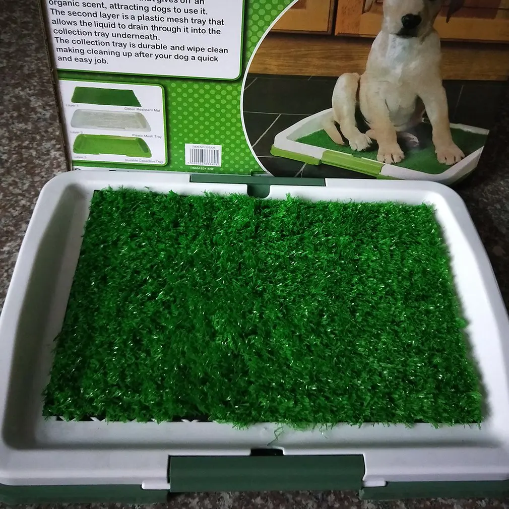 

Dog Toilet Lawn Three-Layer Toilet Dog Potty Dog Urinal Pet Supplies Professional Fashion Beautiful Dog Toilet