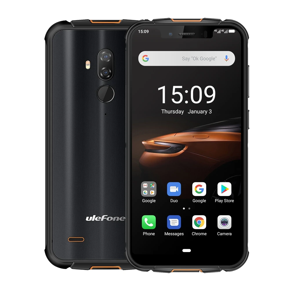 Ulefone Armor 5S прочный мобильный телефон Android 9 0 Pie 5 85 &quotips MTK6763 Восьмиядерный 4 Гб + 64